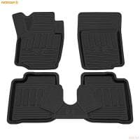 Коврики салона Rezkon резиновые для Skoda Rapid (2014-2020) № 1030020100