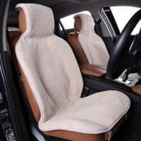 Накидка из шерсти с подголовником (искусственный мех, Австралия) 1 шт № S078