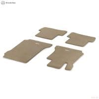 Коврики салона текстильные оригинальные для Mercedes S-Class (W221) (2005-2013) Long бежевые № B66294236