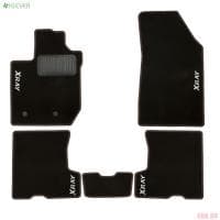 Коврики салона Klever текстильные Premium для Lada (ВАЗ) XRAY (2016-2022) 5 шт., цвет Сандал (для комплектаций без вещевого ящика) № KVR00.052.035.01200kv