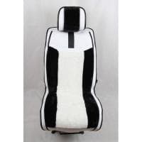 Накидка из искусственного меха с кожезаменителем № IKZ025