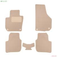 Коврики салона Klever текстильные Premium для Skoda Superb седан АКПП (2008-2015) бежевые № KLEVER04451122112kh
