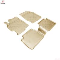 Коврики салона Norplast бежевые для Mazda 6 (2007-2012) № NPL-Po-55-16-B