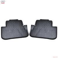 Коврики салона задние оригинальные резиновые для Audi A4 (2007-2015) 2 шт. № 8K0061511 041