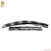 Дефлекторы окон CA Plastic cерия "Art" черные для Nissan Qashqai (2010-2013) № 2010031505021