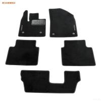 Коврики салона текстильные Premium оригинальные для Exeed VX (2021-2025) (с серой вышивкой) № EXEED0205