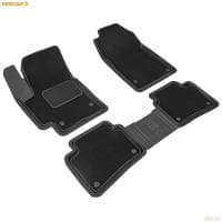 Коврики салона Rezkon Transformer резиновые для Hyundai Solaris (2017-2022) № 3020050200