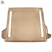 Коврик багажника оригинальный для Toyota Land Cruiser Prado 150 (2017-2025) 5 мест, с вырезом, бежевый № PW24160001E0