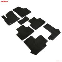 Коврики салона Lux текстильные для Volkswagen Teramont Pro (2025-) 7 мест. № 318460