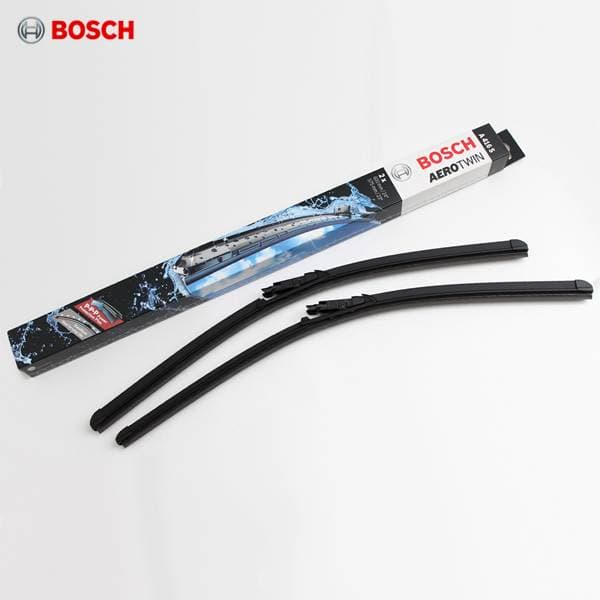 Щетки стеклоочистителя Bosch AeroTwin бескаркасные для Infiniti Q60 (2013-2023) № 008539+008531