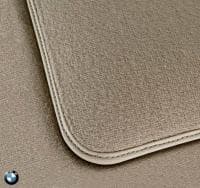 Коврики салона текстильные оригинальные для BMW 7-Серия (G11/G12) (2015-2022) бежевые № 51477427872