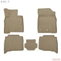 Коврики в салон 3D Kvest для Lexus LX (2015-2021) бежевые № KVESTLEX00002Kb2