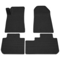 Коврики салона 3D Eva ромб резиновые для Haval F7 (2019-2024) с серым кантом № 9257010102