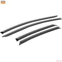 Дефлекторы окон AutoFlex для Ford Focus 3 седан (2011-2018) литьевой поликарбонат № 818103