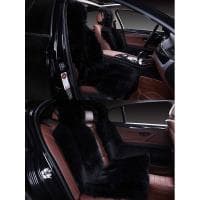 Комплект накидок из натурального меха (длинный ворс, из кусков класс В) № KOMPD001B