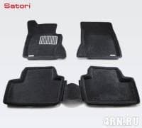 Коврики салона Satori Liner 3D Basic текстильные для BMW X3 (F25) (2010-2017) № SI 05-00238