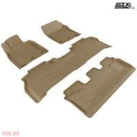 Коврики салона Sotra Liner 3D VIP бежевые для Lexus LX 570 (2008-2012) 3 ряда № ST 73-00008