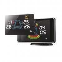 Парктроники (6 датчиков) + Система контроля температуры и давления в шинах ,Silver PARKMASTER TP- 62Silver