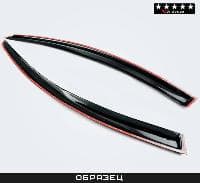 Дефлекторы передних окон V-Star для Volkswagen Polo хэтчбек 3дв. (2010-2017) № D17073