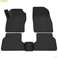 Коврики салона 3D EVA Ромб резиновые для Ford Focus 2 (2008-2011) с черным кантом № 9216010101