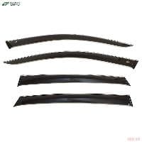 Дефлекторы окон для Renault Arkana (2019-2025) EuroStandard, с хромированным молдингом № RE14619CR