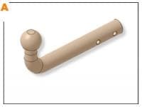 Фаркоп Aragon для Mercedes GLK-Class (X204) (2008-2015) № E4121AA