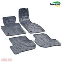 Коврики салона Gumarny Zubri серые для Skoda Octavia A5 (2008-2012) с фиксаторами № STR32-00188