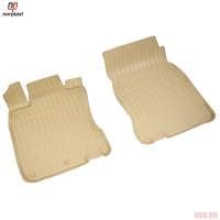 Коврики салона Norplast передние бежевые для Nissan Qashqai (2014-2021) № NPA10-C61-604-B