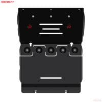 Защита картера для Haval H9 (2018-2024) № 28.4132