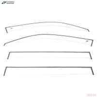 Дефлекторы боковых окон Cobra для Toyota Land Cruiser 200 (2007-2012) широкие прозрачные № TEC21607