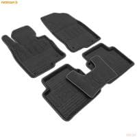 Коврики салона Rezkon 3D Evaplast текстильные для Mazda CX-5 (2017-2025) № 4523020200