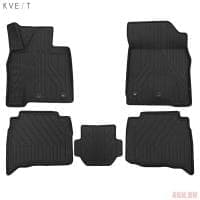 Коврики в салон 3D Kvest для Toyota Land Cruiser 200 (2015-2021) серые № KVESTTYT00001Kg