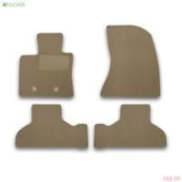 Коврики салона Klever текстильные Premium для BMW Х5 (F15) (2013-2018) бежевые № KLEVER04053722112kh