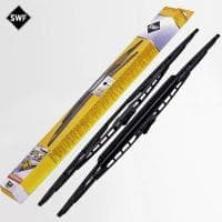 Щетки стеклоочистителя SWF Das Original Spoiler каркасные (водительская со спойлером) для Seat Ibiza (2002-2006) № 116607+116126