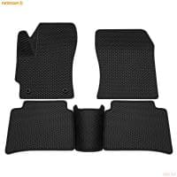 Коврики салона 3D EVA ромб резиновые для Toyota Corolla (2019-2025) с черным кантом № 9234015301