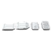 Защита радиатора, двигателя, КПП и раздаточной коробки для Mercedes X-Class 4WD (2017-2020) 4 части № K333.3943.1.6