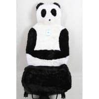 Накидка из натурального меха (овчина, короткий ворс, Панда) № PANDA001+025