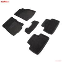 Коврики салона 3D текстильные для Nissan Qashqai (сборка РФ) (2016-2021) № 87228