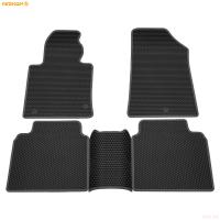 Коврики салона EVA соты резиновые для Kia Optima (2016-2020) с серым кантом № 9121015202