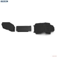 Комплект защиты картера, радиатора, КПП и раздаточной коробки для Toyota Land Cruiser 300 (2021-2025)  № K111.9551.1