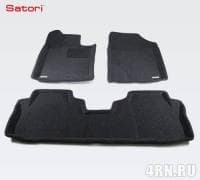 Коврики салона Satori Liner 3D Basic текстильные для Honda CR-V (2012-2016) № SI 02-00226