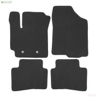 Коврики салона EVA для Kia Seltos 2WD/4WD (2020-2025) с черной окантовкой 4 шт. № EVA.B.0502506522110k