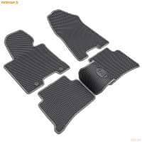 Коврики салона Rezkon EVA резиновые для Hyundai Tucson (2015-2020) с серым кантом № 9020060202