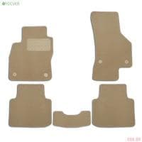 Коврики в салон Klever текстильные Premium для Skoda Superb седан (2016-2024) 5 шт. бежевые № KLEVER04451822112kh