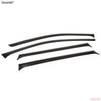 Дефлекторы окон Chromex для Haval F7 (2019-2024) с хромированным молдингом № CHROMEX.63030