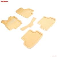 Коврики салона 3D текстильные для Volkswagen Golf 7 (2013-2019) бежевые № 84113