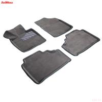 Коврики салона 3D текстильные для Changan UNI-K (2020-2025) серые № 99759