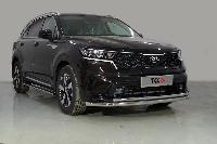 Защита передняя нижняя (двойная) 60,3/42,4 мм KIA Sorento 2020-2024 арт. KIASOR20-21