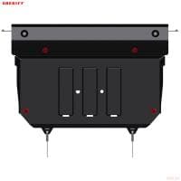 Защита картера и КПП для Mazda 3 (2019-2025) № 12.4319