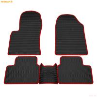 Коврики салона EVA соты резиновые для Kia Ceed (2018-2025) с красным кантом № 9121005304